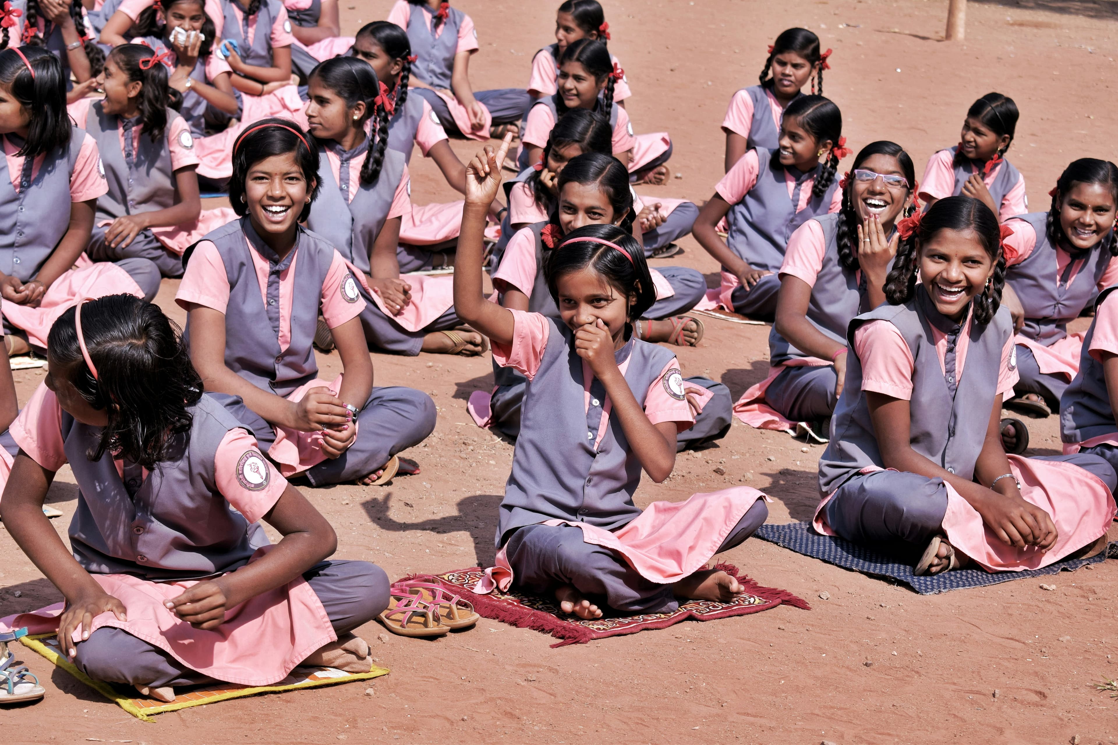 Community volunteers together